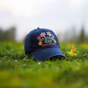 Floral No Kings Day June 14 Hat, No Kings In America Hat