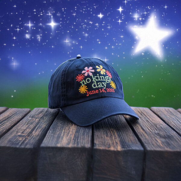 Floral No Kings Day June 14 Hat, No Kings In America Hat