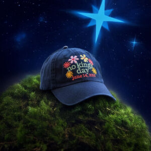 Floral No Kings Day June 14 Hat, No Kings In America Hat