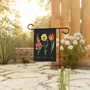 Foxglove Daisy Tulip Garden Flag