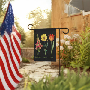 Foxglove Daisy Tulip Garden Flag