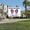 Freedom, Liberty & Protest Power, Rejecting Kings Since 1776 Yard Sign