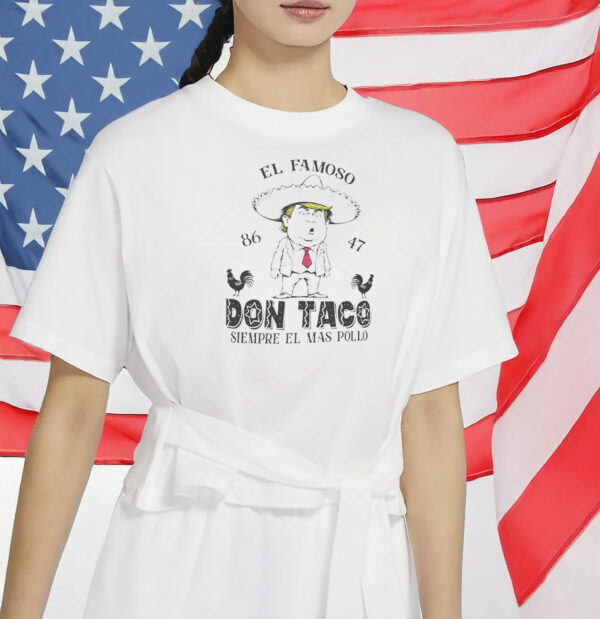 Funny Anti-Trump Taco Shirt – Political Protest T-Shirt