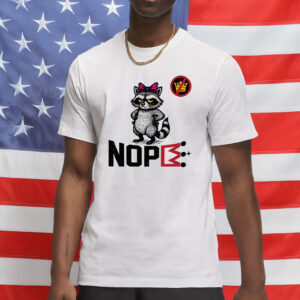 Funny Political Protest Tee, No Kings in America Raccoon Shirt