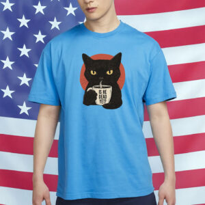 Is He Dead Yet Black Cat T-Shirt