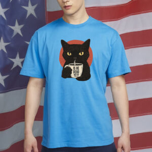 Is He Dead Yet Black Cat T-Shirt