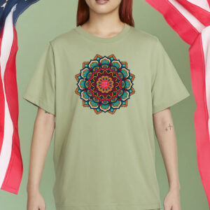 Mandala Flower Anti-Trump Tee, Floral FDT 8647 Shirt