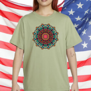 Mandala Flower Anti-Trump Tee, Floral FDT 8647 Shirt