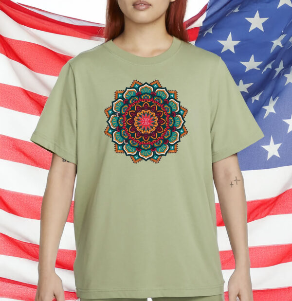 Mandala Flower Anti-Trump Tee, Floral FDT 8647 Shirt