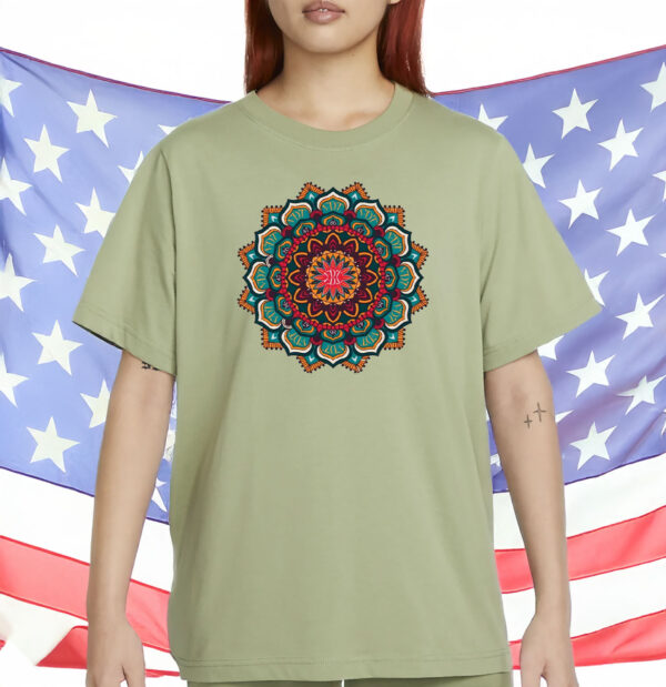 Mandala Flower Anti-Trump Tee, Floral FDT 8647 Shirt