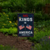 NO KINGS Garden Flag – Anti-Authoritarian Protest Flag