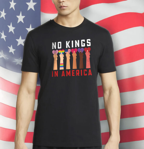 NO KINGS Tee - Anti Authoritarian Protest Shirt