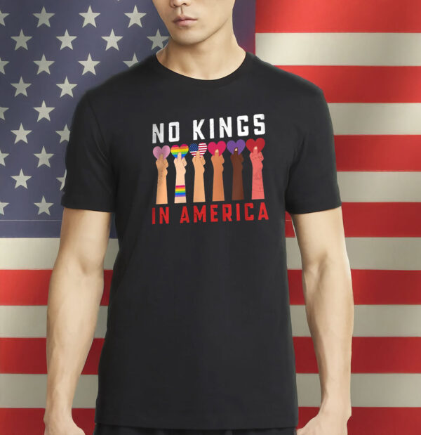 NO KINGS Tee - Anti Authoritarian Protest Shirt