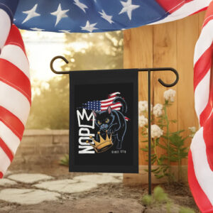 NOPE Black Cat Flag – Anti-Trump Garden Flag