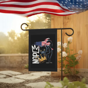 NOPE Black Cat Flag – Anti-Trump Garden Flag