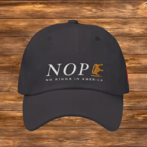 NOPE Embroidered Hat – No Kings in America Protest Cap, Anti-Monarchy Statement Hat
