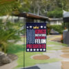 No Dictators, Oligarchs, Felon Presidents Protest Sign, No Kings Yard Flag