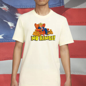 No Kings Anti-Authoritarian Cartoon T-Shirt