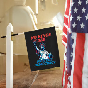 No Kings Day Flag – Pro Democracy Garden Flag