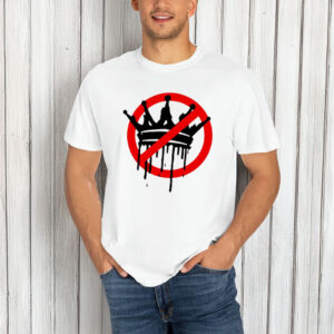 No Kings Drip Shirt, Anti Monarchy Protest Shirt