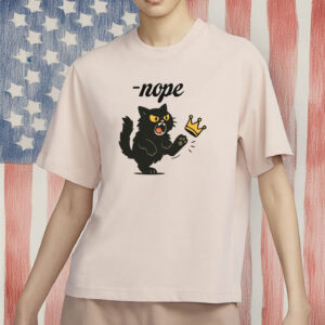 No Kings In America Black Cat Shirt