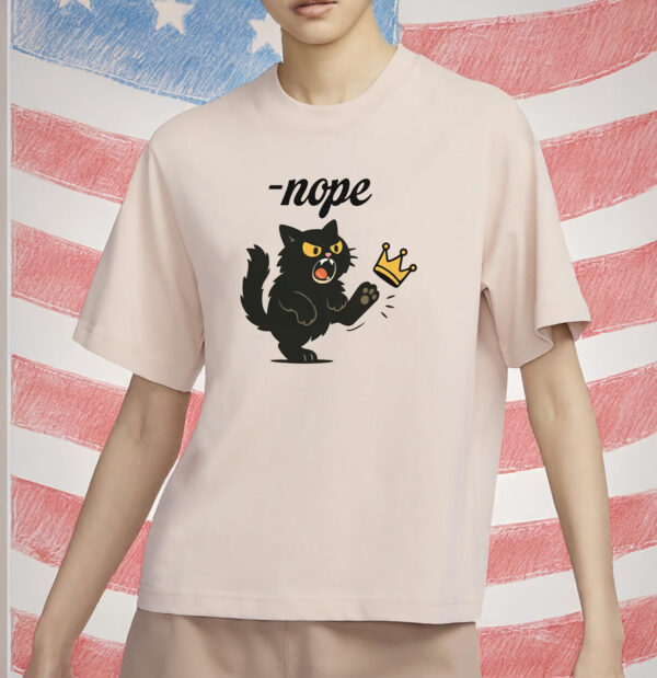 No Kings In America Black Cat Shirt