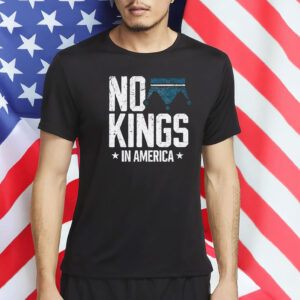 No Kings In America Shirt, Anti Authoritarian Distressed Vintage Shirt