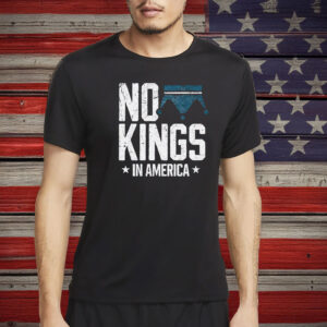 No Kings In America Shirt, Anti Authoritarian Distressed Vintage Shirt