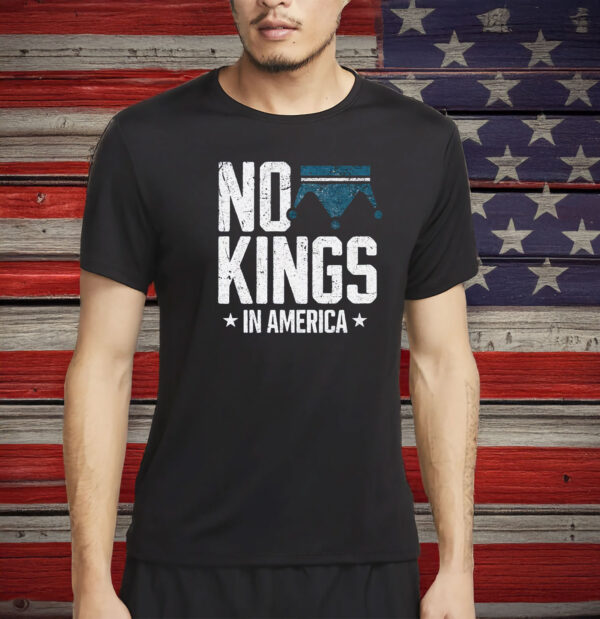 No Kings In America Shirt, Anti Authoritarian Distressed Vintage Shirt