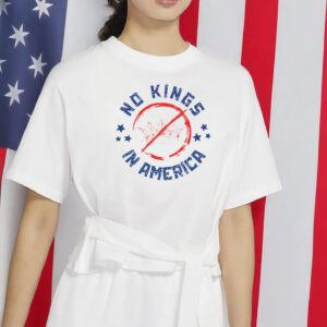No Kings In America Shirt, Anti Trump Protest Tee, Anti Fascist Patriotic Shirt