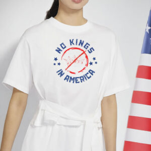 No Kings In America Shirt, Anti Trump Protest Tee, Anti Fascist Patriotic Shirt