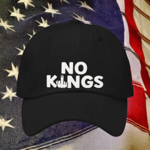 No Kings Middle Finger Hat - Anti Authoritarian Protest Hat