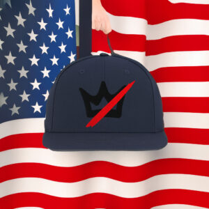 No Kings Minimalist Embroidered Hat - Anti Royalty Crown Protest Cap, Political Statement Hat