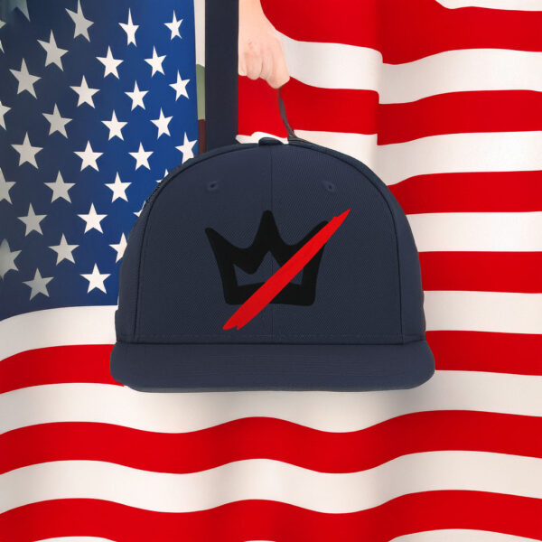 No Kings Minimalist Embroidered Hat - Anti Royalty Crown Protest Cap, Political Statement Hat