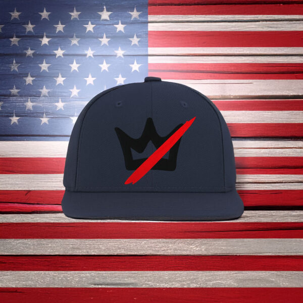 No Kings Minimalist Embroidered Hat - Anti Royalty Crown Protest Cap, Political Statement Hat