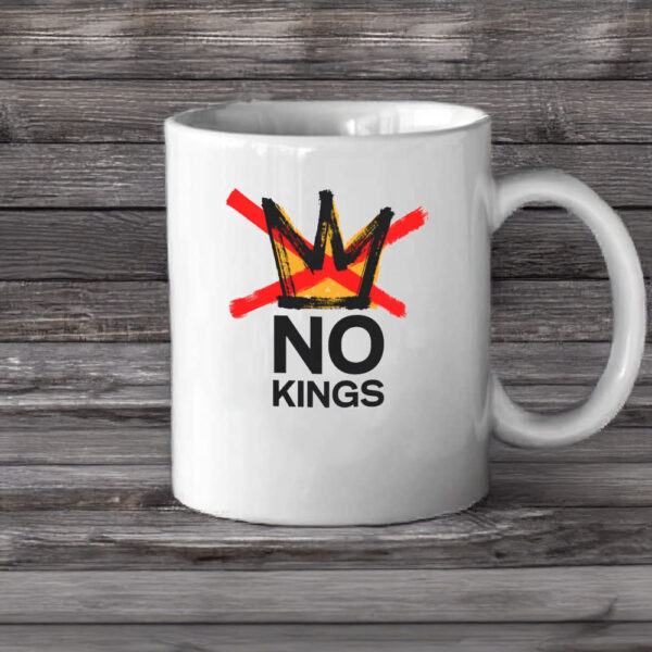 No Kings Mug, Anti-Monarchy Coffee Cup