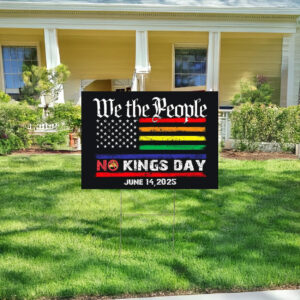 No Kings No Dictators No Oligarchs Sign, No Kings Day Yard Sign
