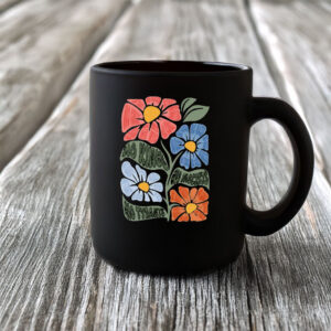 No Kings, No Fascists, No Tyrants, No Nazis, Floral Protest Mug