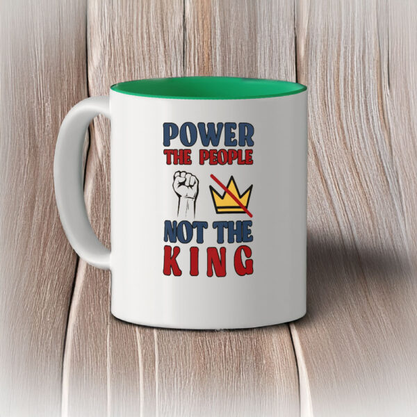 No Kings Political Fist Design, Power to the People Mug