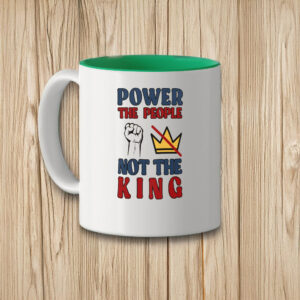 No Kings Political Fist Design, Power to the People Mug