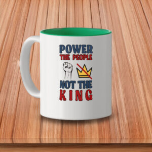 No Kings Political Fist Design, Power to the People Mug
