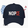 No Kings Political Protest Cap, Anti-Authoritarian Statement, NOPE Crown Embroidery Hat