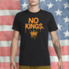 No Kings Shirt - Graffiti Drip Crown Protest Tee - Anti Monarchy Street Art T-Shirt