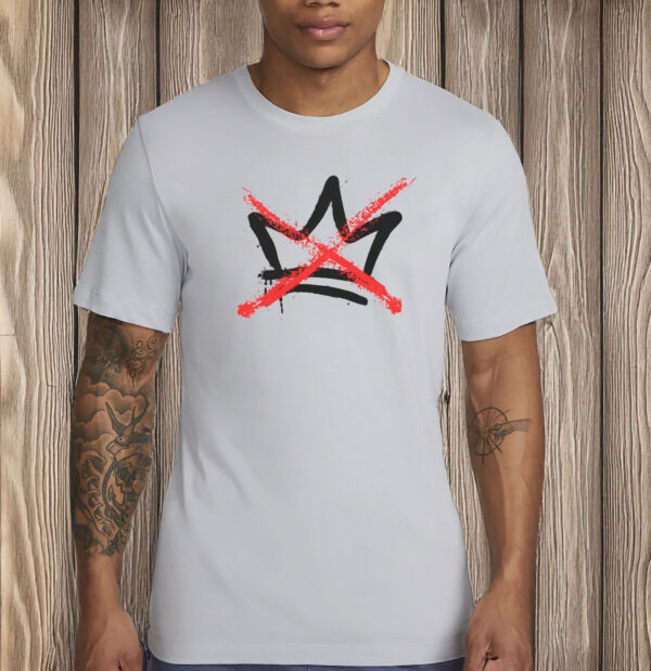 No Kings Shirt – Anti-Crown Protest Tee, Anti-Fascism Anti-Tyranny Graphic T-Shirt