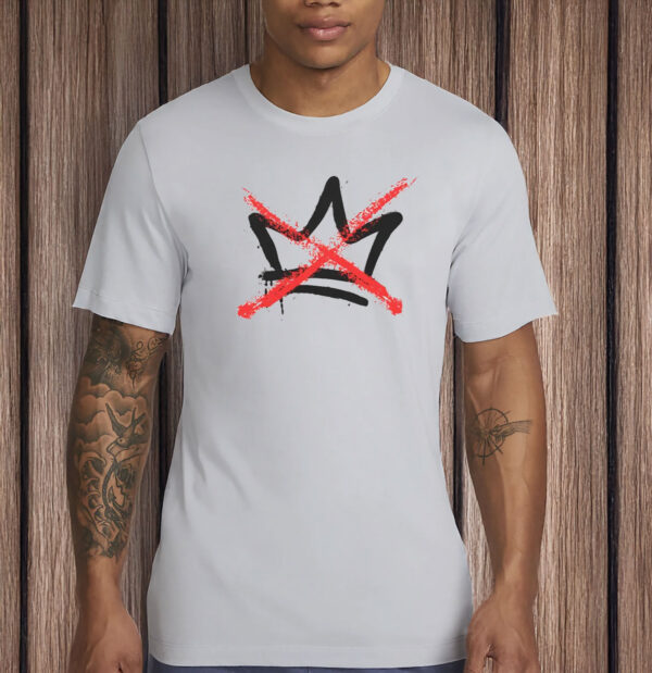 No Kings Shirt – Anti-Crown Protest Tee, Anti-Fascism Anti-Tyranny Graphic T-Shirt