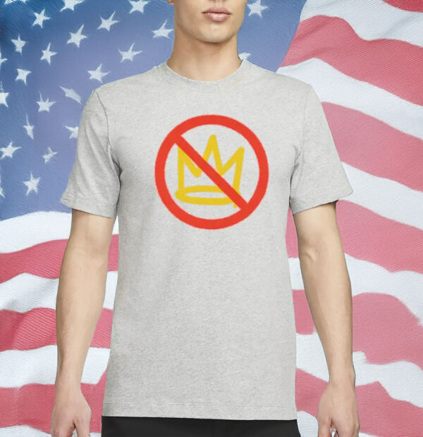 No Kings Shirt – Anti-Crown Protest Tee, Political No Kings in America T-Shirt