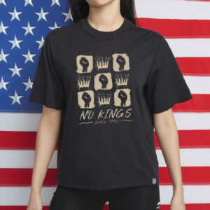 No Kings Since 1776 Graffiti Tee, Patriotic Protest Shirt