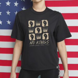 No Kings Since 1776 Graffiti Tee, Patriotic Protest Shirt