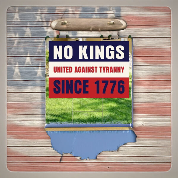 No Kings Since 1776, No Kings Day Yard Sign