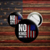 No Kings Since 1776 Pin Button – Patriotic Anti-Monarchy Badge, George Washington Protest Lapel Pin
